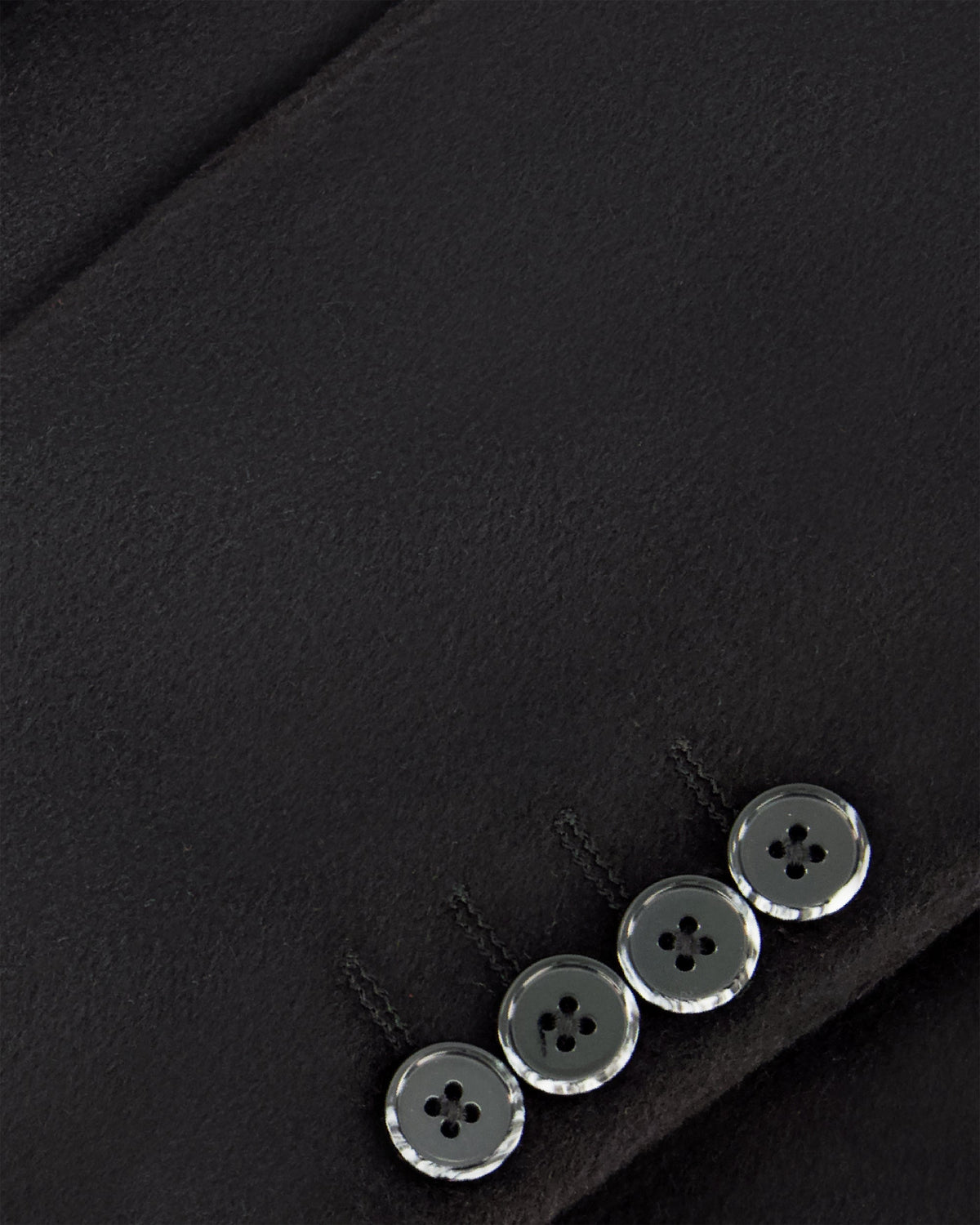 Southern Gents Double Breasted Men's Coat - Black