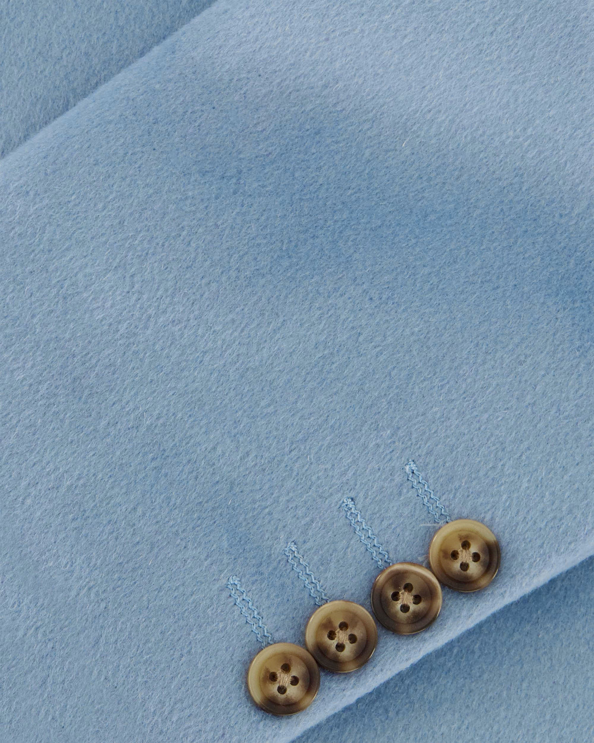 Southern Gents Double Breasted Men's Coat - Pastel Blue