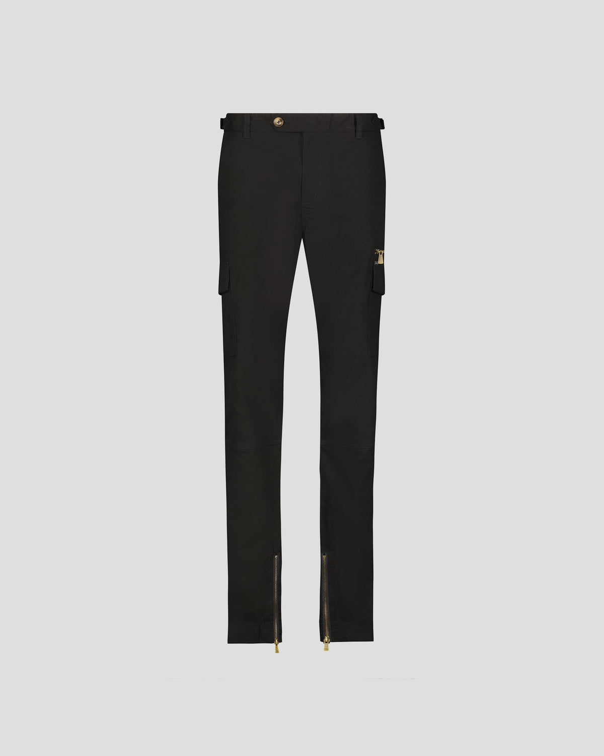 Southern Gents Slim Cargo Trousers - Black