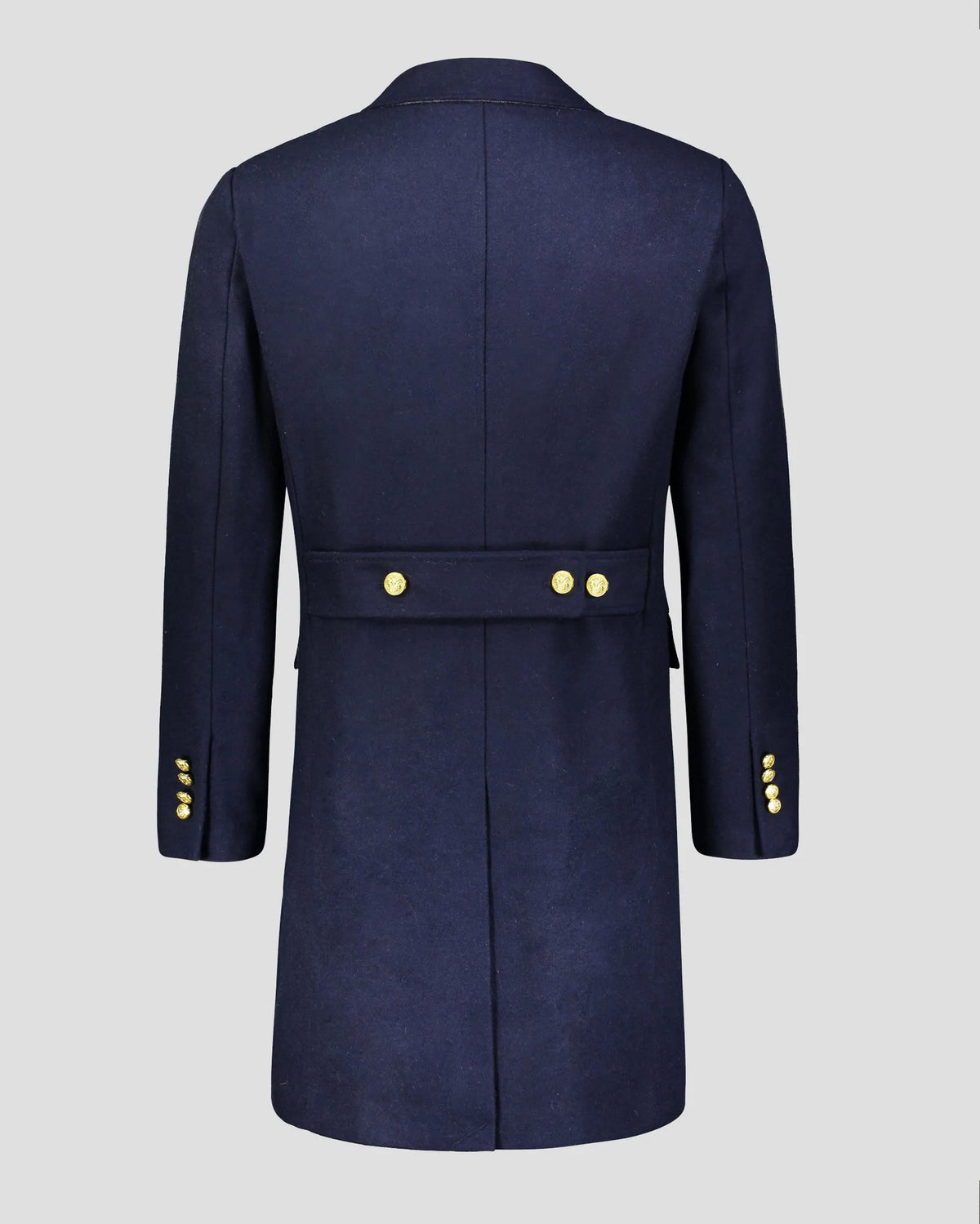 Southern Gents Double Breasted Coat - Navy + Gold