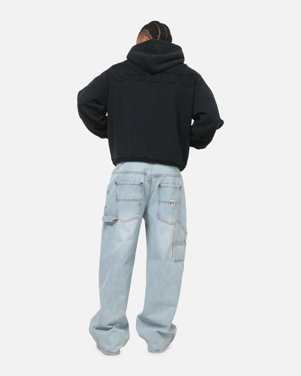 Hooded Sweatshirt with Embroidered Graphic and Kangaroo Pocket, Ribbed Cuffs