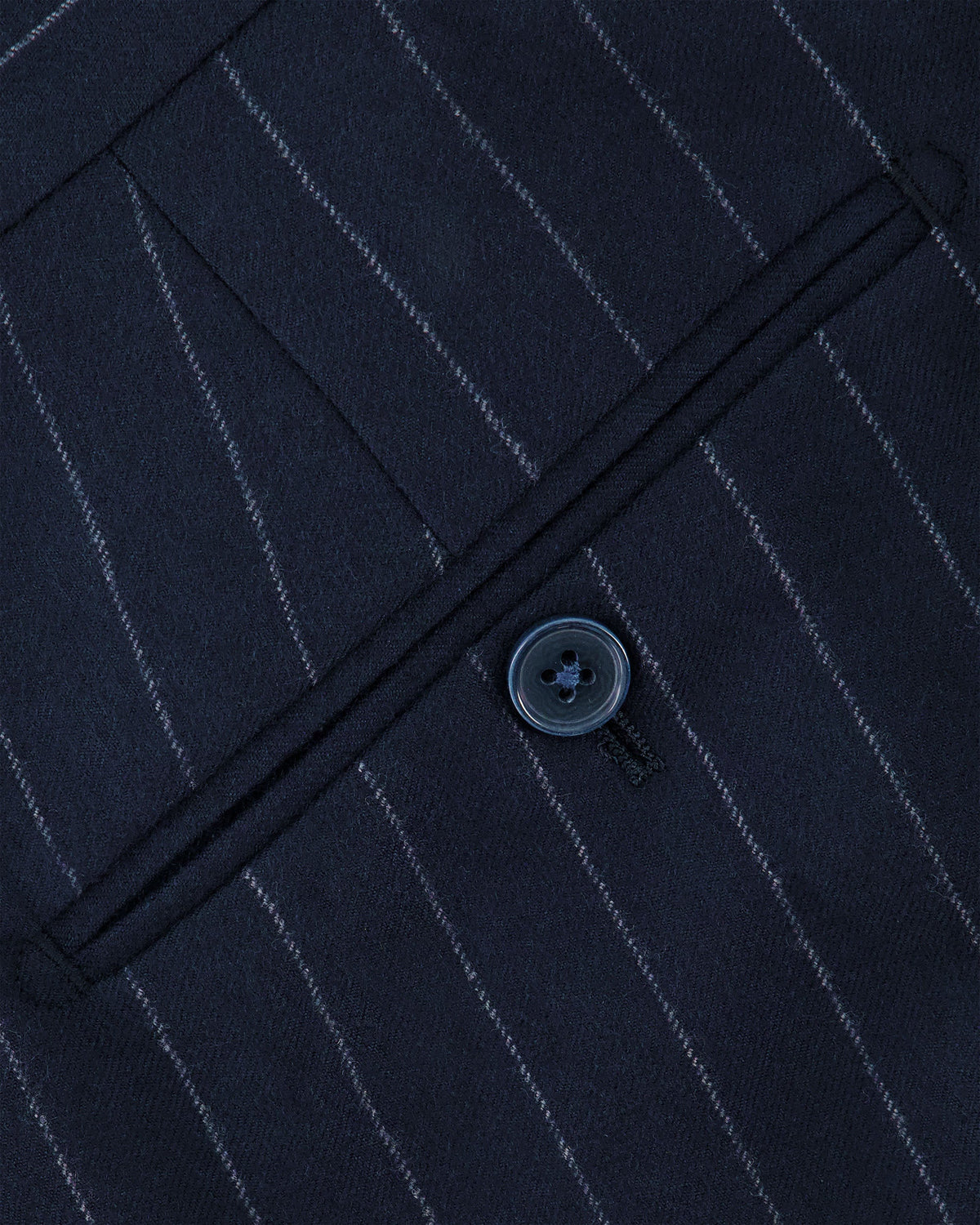 Southern Gents Dress Trouser - Navy Pinstripe