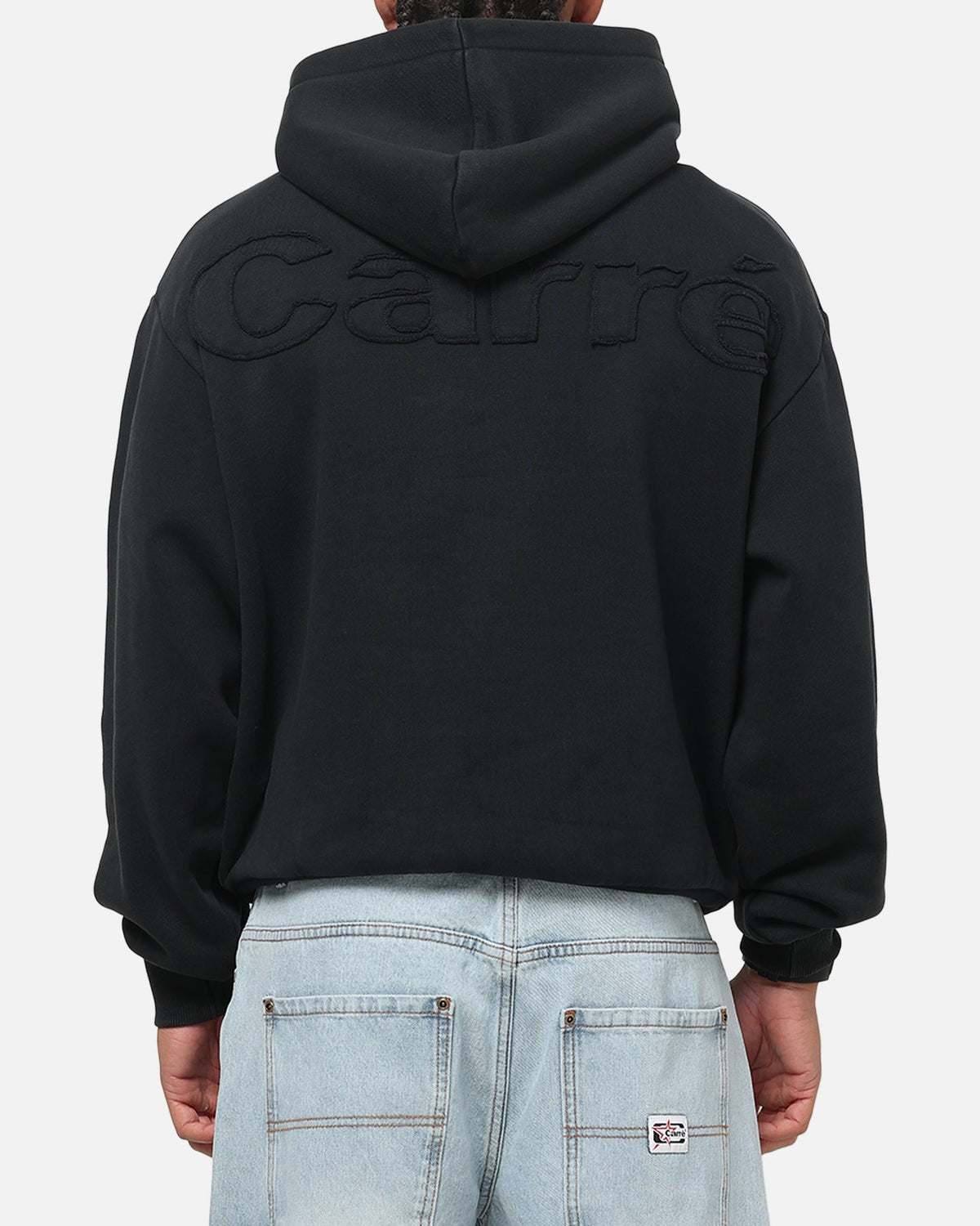 Hooded Sweatshirt with Embroidered Graphic and Kangaroo Pocket, Ribbed Cuffs