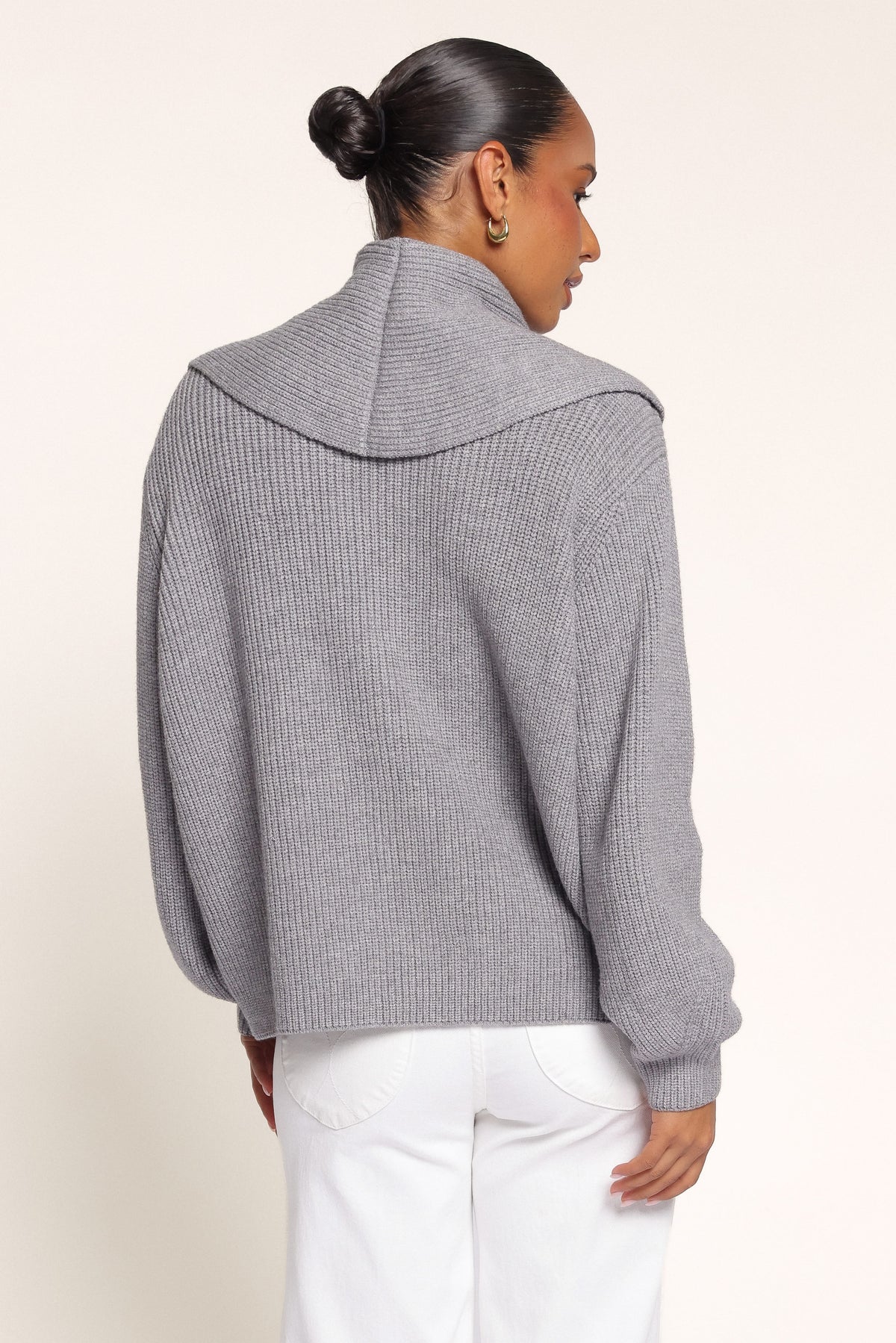 KNITWEAR Kailana Cardigan - Grey Marle