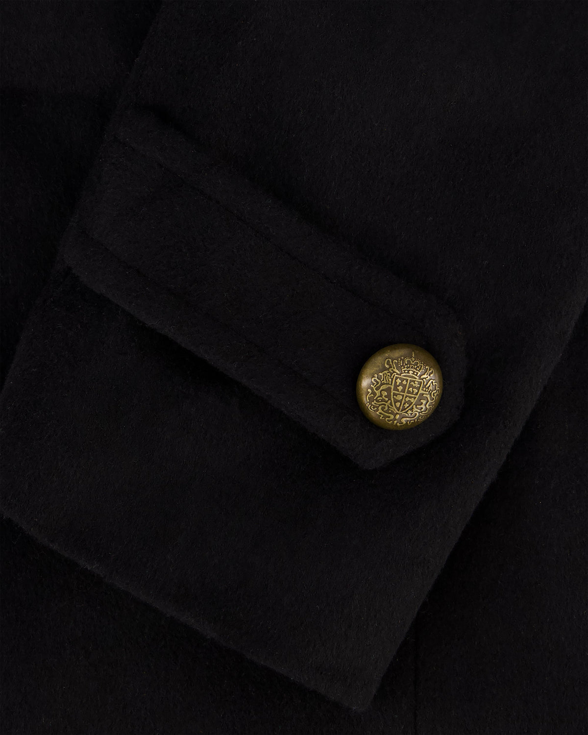 Double Breasted Overcoat for Fall and Winter Wear, Black