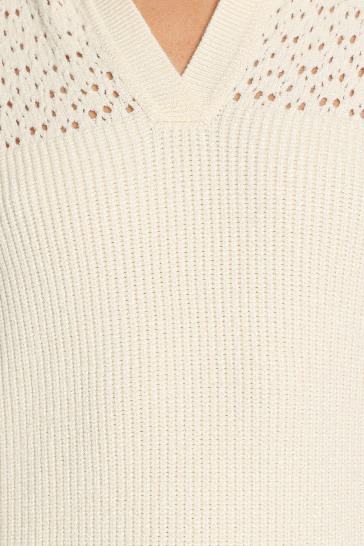 KNITWEAR Surya Collared Sweater - Cream