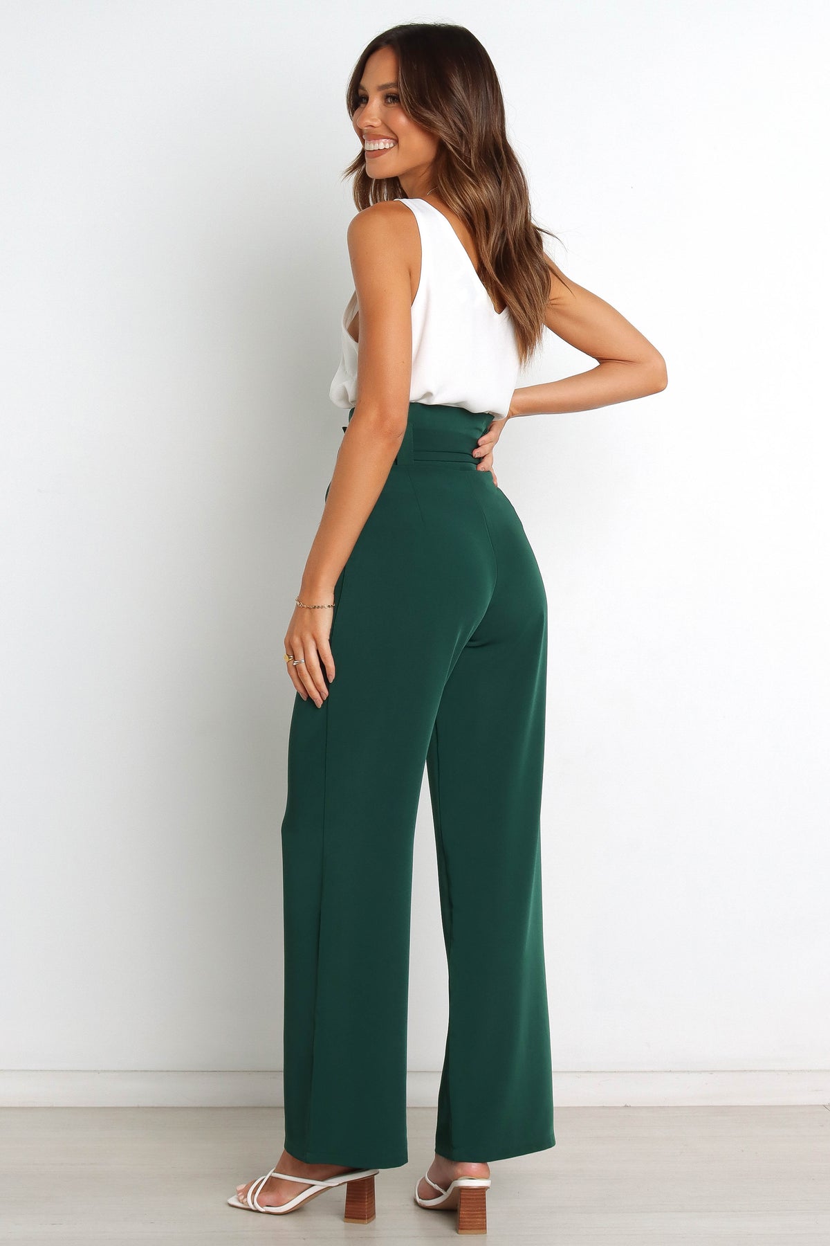 Petal and Pup USA BOTTOMS Kieran Pants - Emerald Green