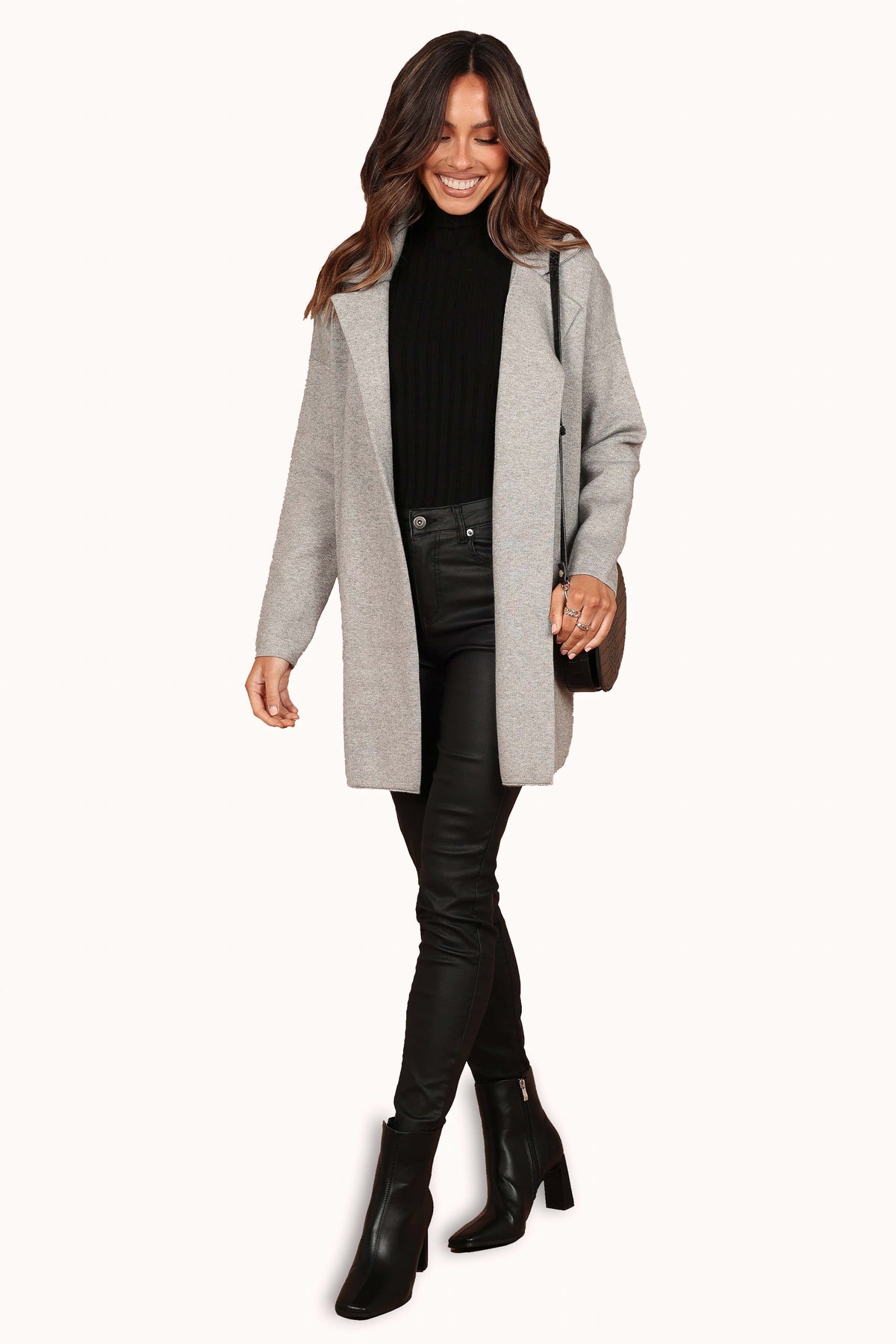 Petal and Pup USA OUTERWEAR Lenore Coatigan - Grey